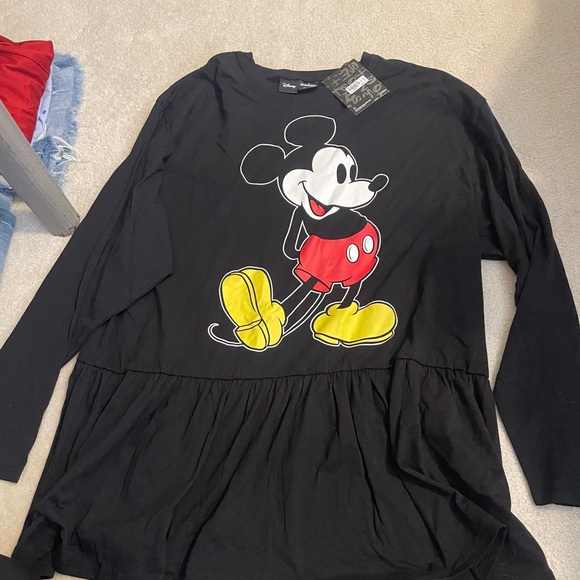 Disney Cakeworthy Black Mickey Mouse Tshirt Dress - Picture 2 of 2